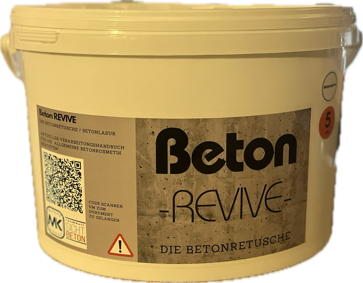 Produktfoto: BETON REVIVE | Die Betonretusche - Betonlasur & Betonfarbe FERTIG EINGEFÄRBT
