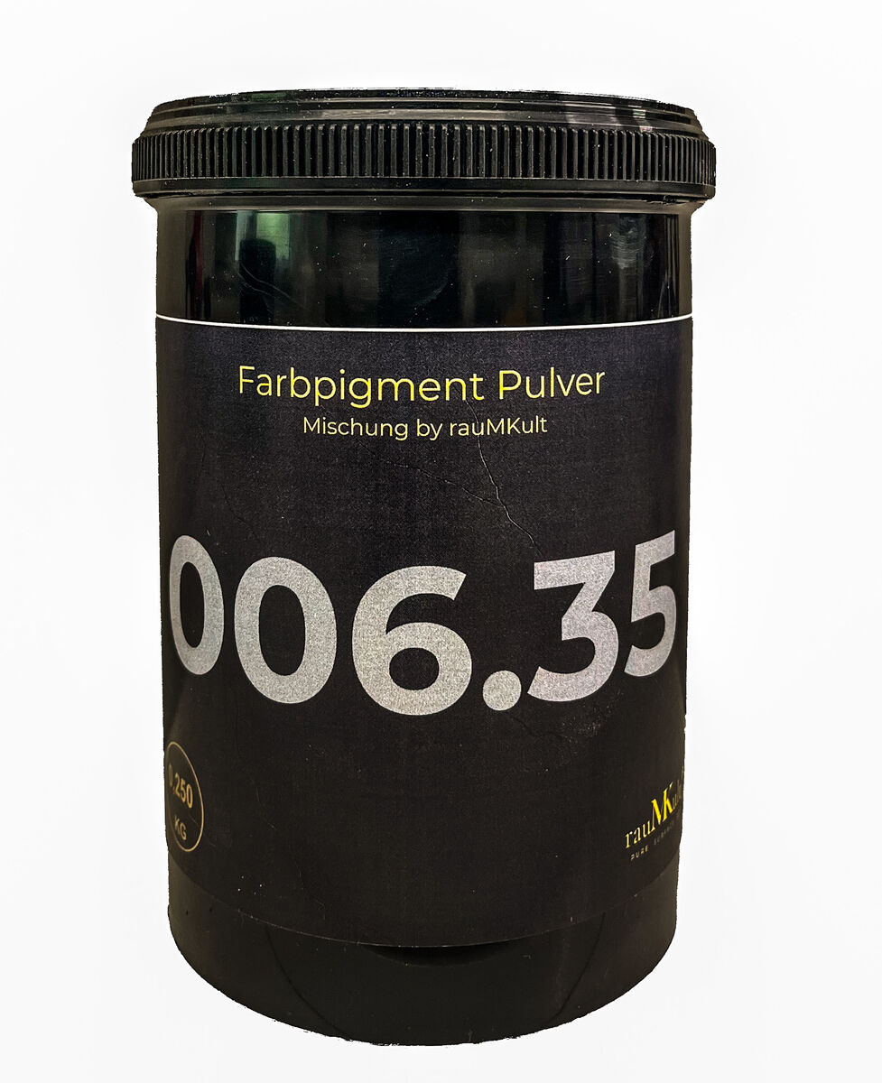 Produktfoto: Eisenoxyd Pulver Pigment 006.35 – Hochdeckendes Betonpigment für Mikrozement & Farben