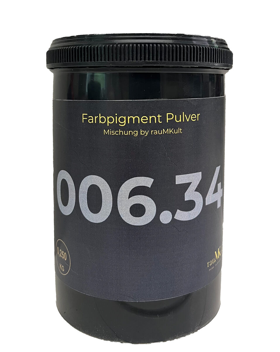 Produktfoto: Eisenoxyd Pulver Pigment 006.34 – Hochdeckendes Betonpigment für Mikrozement & Farben