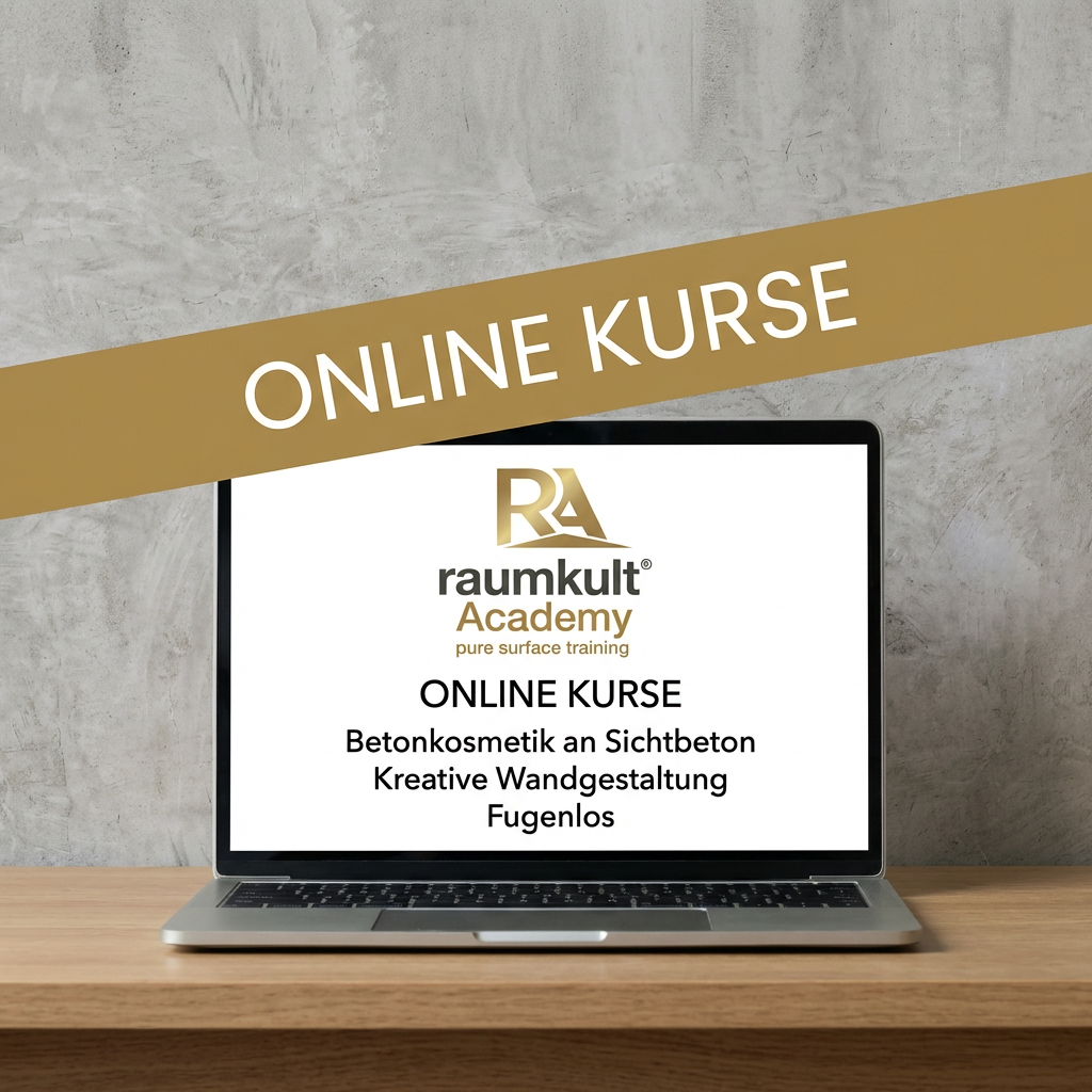 Online-Kurse — Schritt-für-Schritt Videoanleitungen Betonkosmetik & Oberflächen